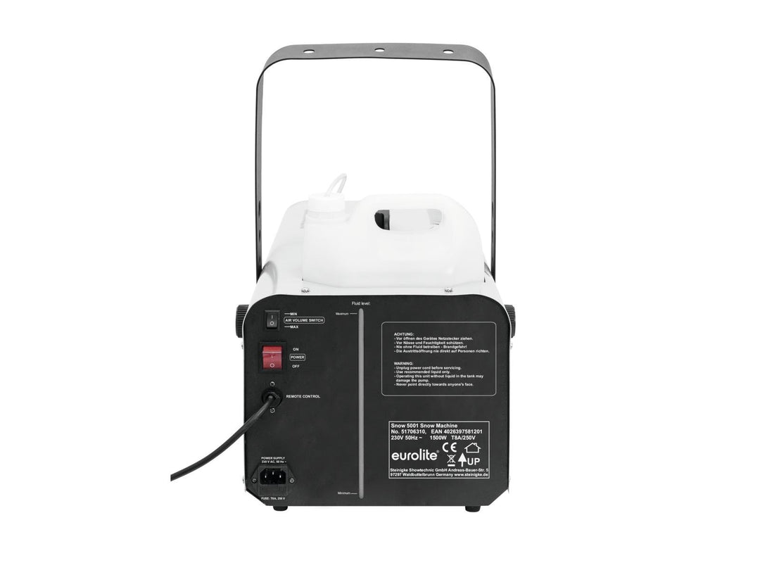 Eurolite Snow 5001 - Máquinas de Nieve (1500W)