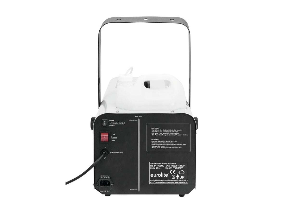 Eurolite Snow 5001 - Máquinas de Nieve (1500W)