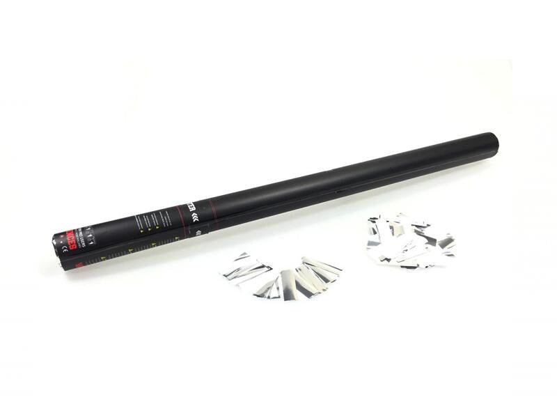 TCM FX Electric Confetti Cannon 80cm, blanco/plata