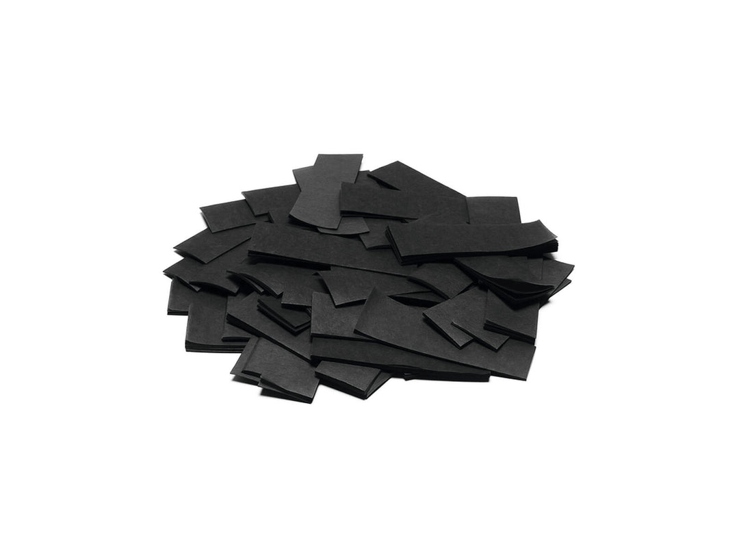 TCM FX Confeti rectangular Slowfall 55x18mm, negro, 1kg