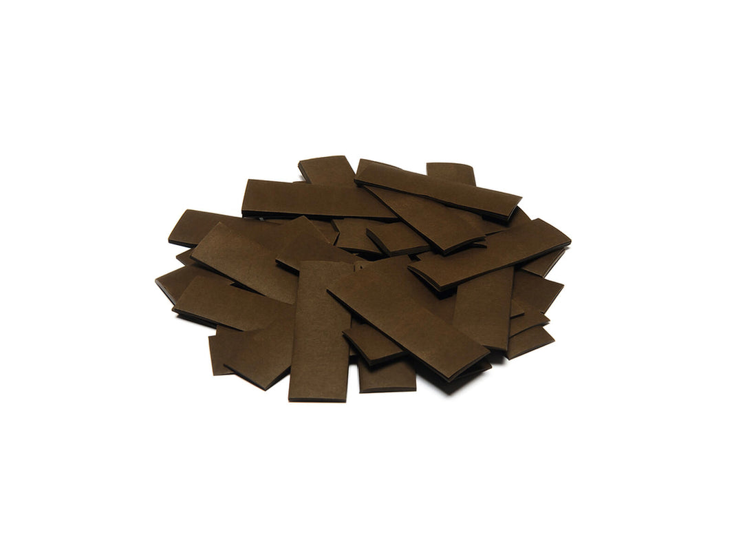 TCM FX Confeti rectangular Slowfall 55x18mm, marrón, 1kg