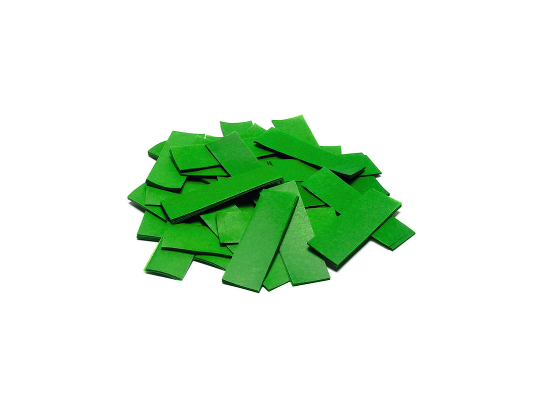 TCM FX Slowfall Confetti rectangular 55x18mm, dark verde, 1kg