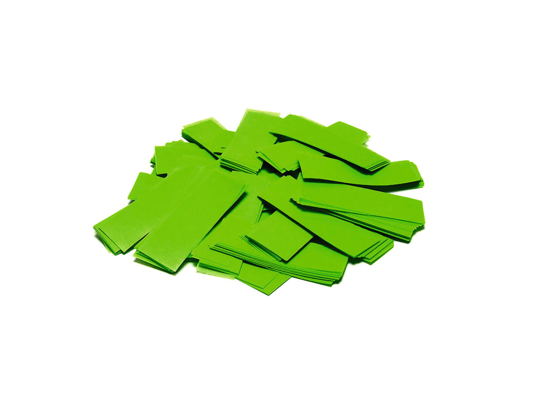 TCM FX Confeti rectangular Slowfall 55x18mm, verde claro, 1kg
