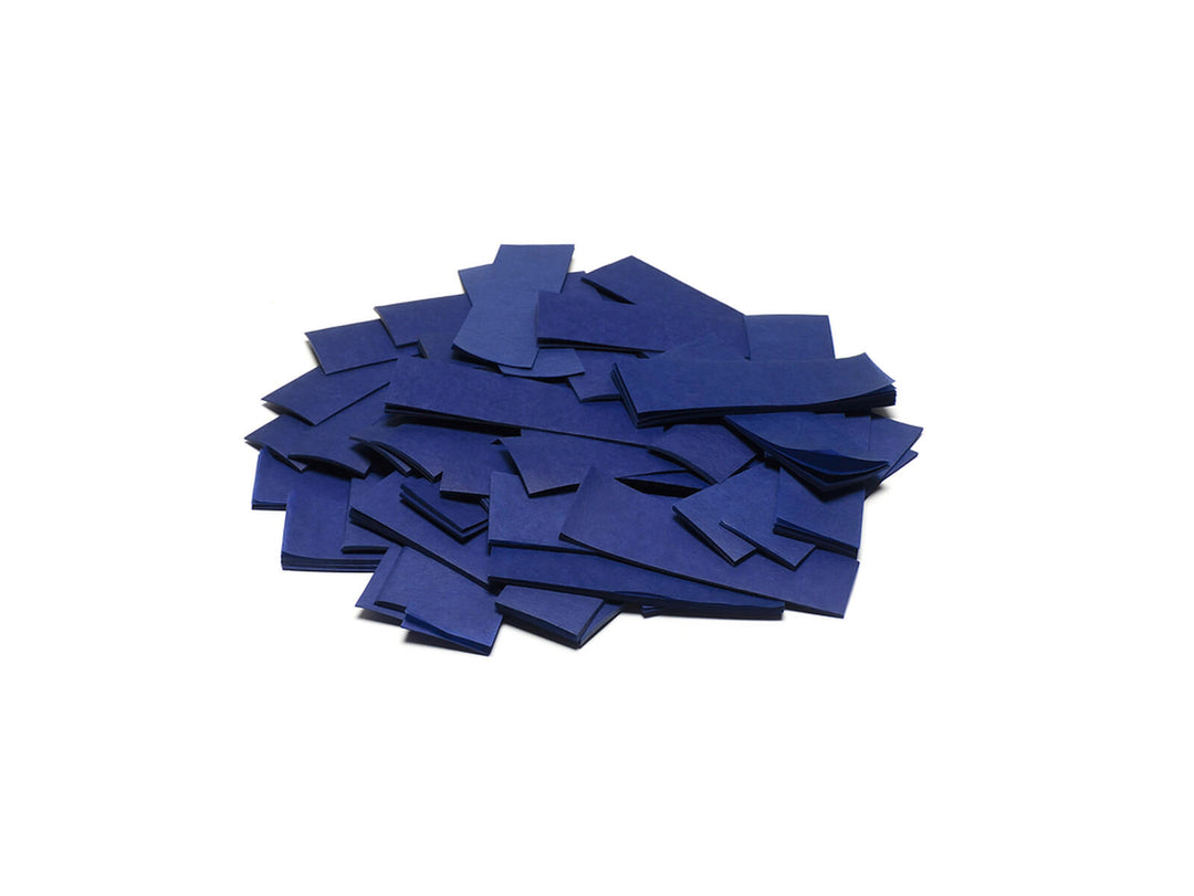 TCM FX Slowfall Confetti rectangular 55x18mm, azul oscuro, 1kg
