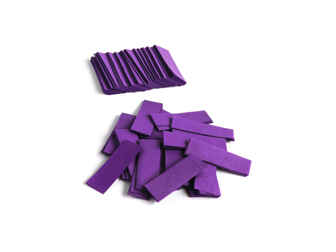 TCM FX Confeti rectangular Slowfall de 55x18mm, morado, 1kg