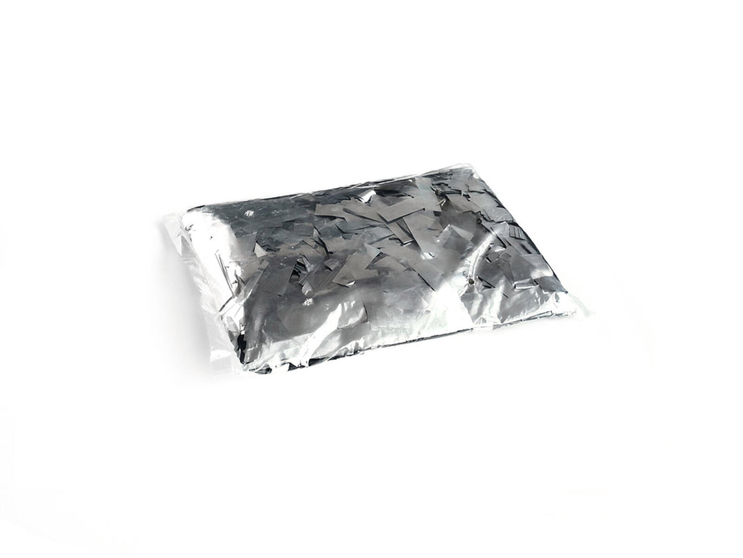 TCM FX confeti metálico rectangular de 55x18mm, plateado, 1kg