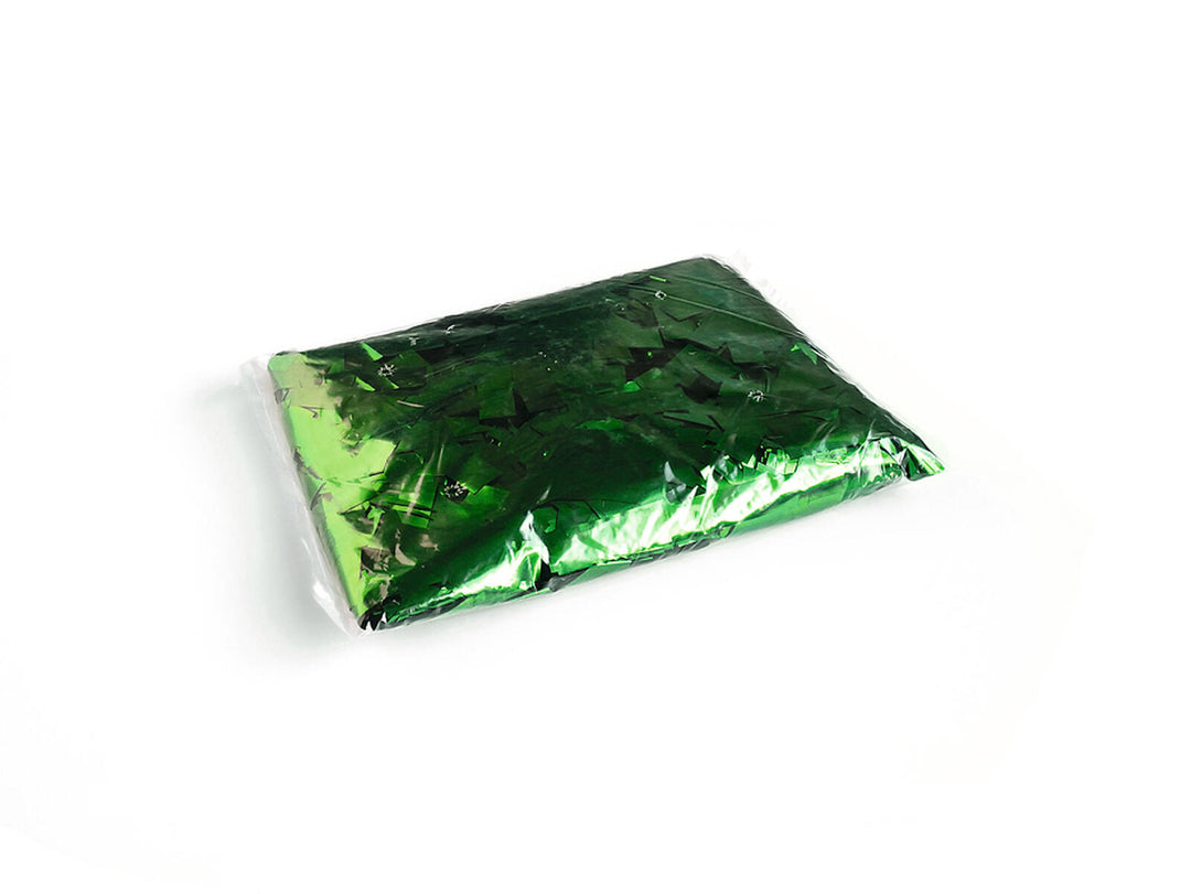 TCM FX Confeti metálico rectangular 55x18mm, verde, 1kg