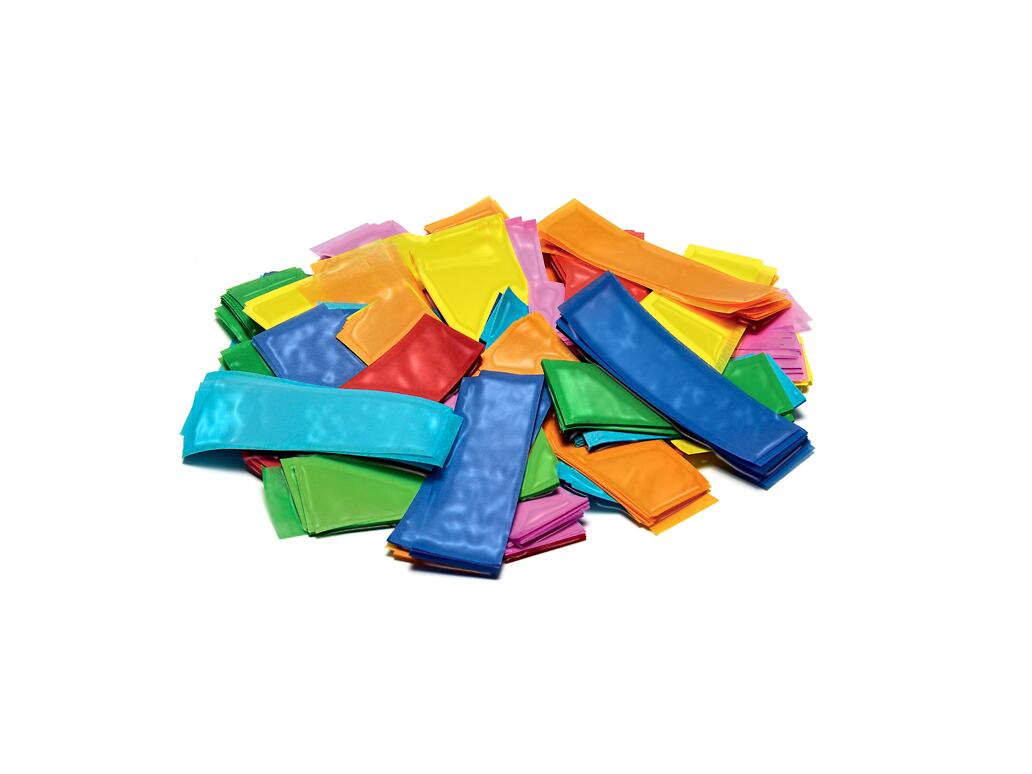 TCM FX Confeti metálico rectangular 55x18mm, multicolor, 1kg