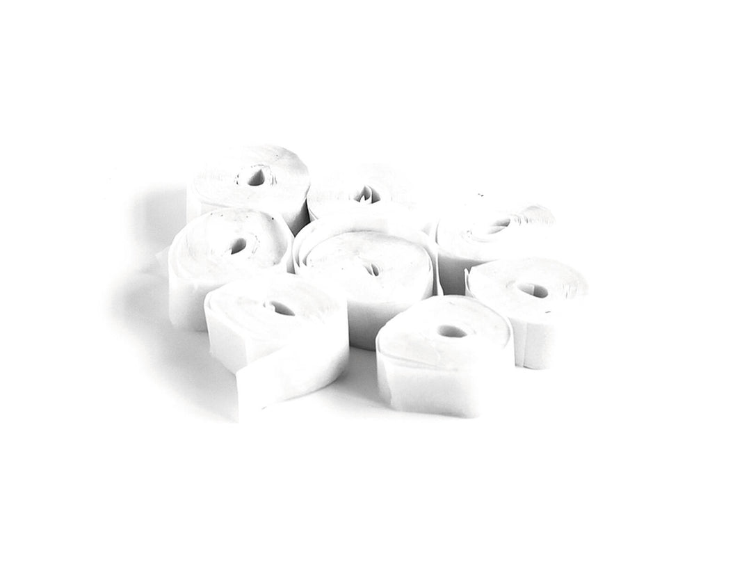 TCM FX Slowfall Streamers 5mx0.85cm, blanco, 100x