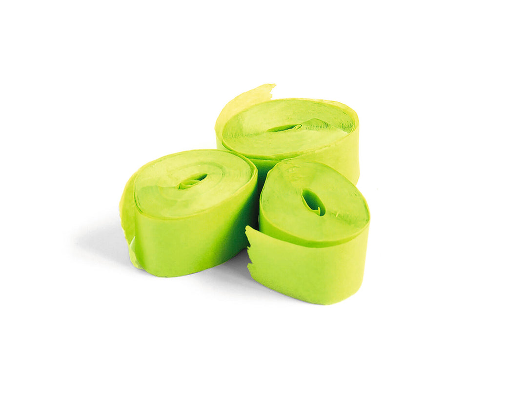 TCM FX Slowfall Serpentinas 10mx1.5cm, light green, 32x