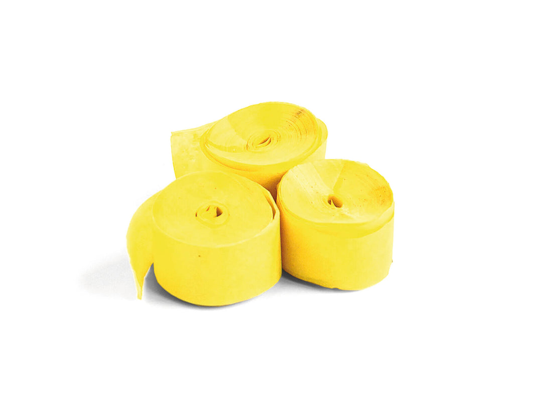 TCM FX Slowfall Streamers 10mx1.5cm, amarillo, 32x