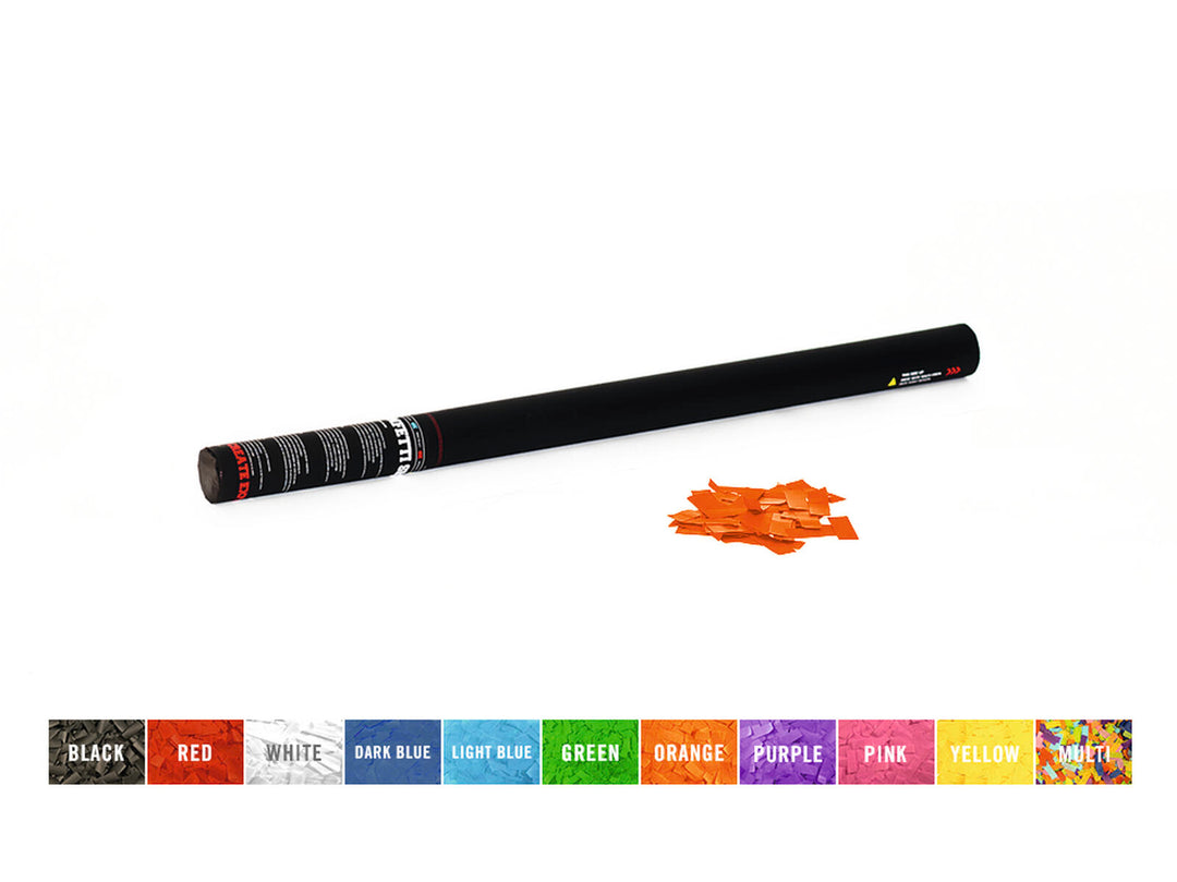 TCM FX Cañón de confeti portátil de 80cm, naranja