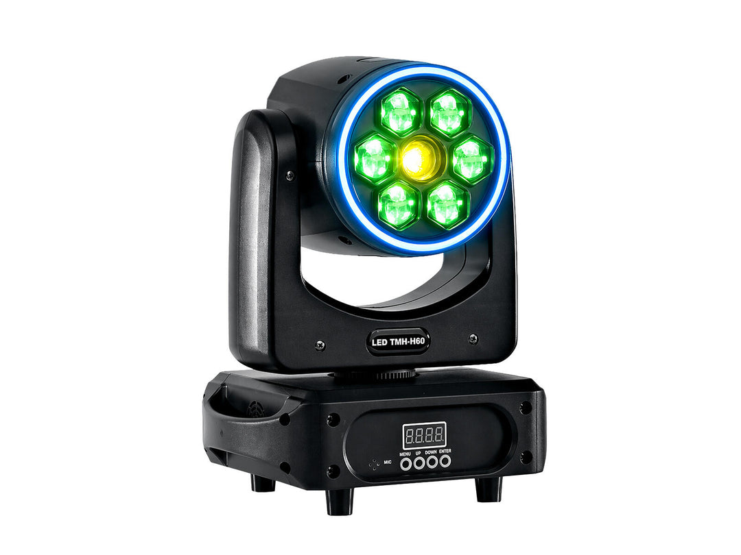 EUROLITE LED TMH-H60 Hybrid Cabezas Móviles Spot/Flower