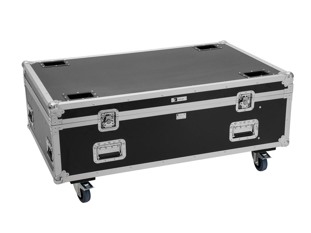 Flightcase ROADINGER PRO 4x LED BAR-8 SWING con ruedas