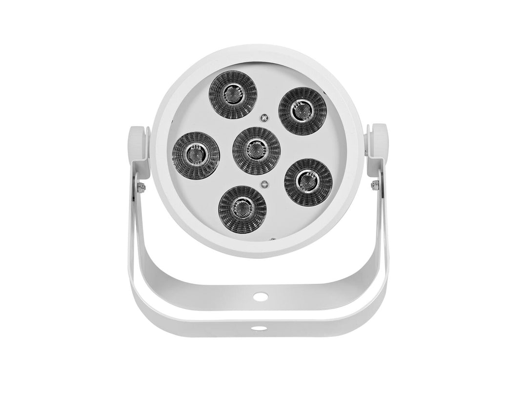 EUROLITE LED Silent Par 6 QCL Floor blanco