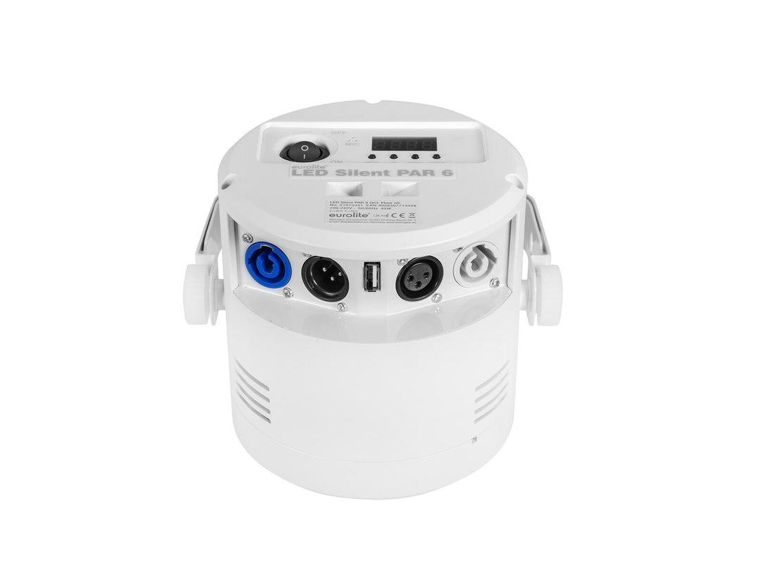 EUROLITE LED Silent Par 6 QCL Floor blanco