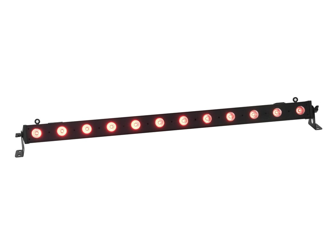 EUROLITE Conjunto 2x LED BAR-12 QCL RGB+UV Barra + Bolsa blanda