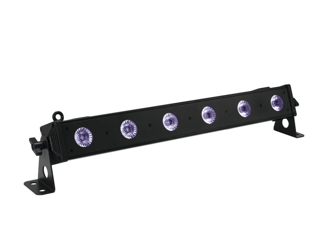 EUROLITE Conjunto 2x LED BAR-6 QCL RGBA + Bolsa blanda
