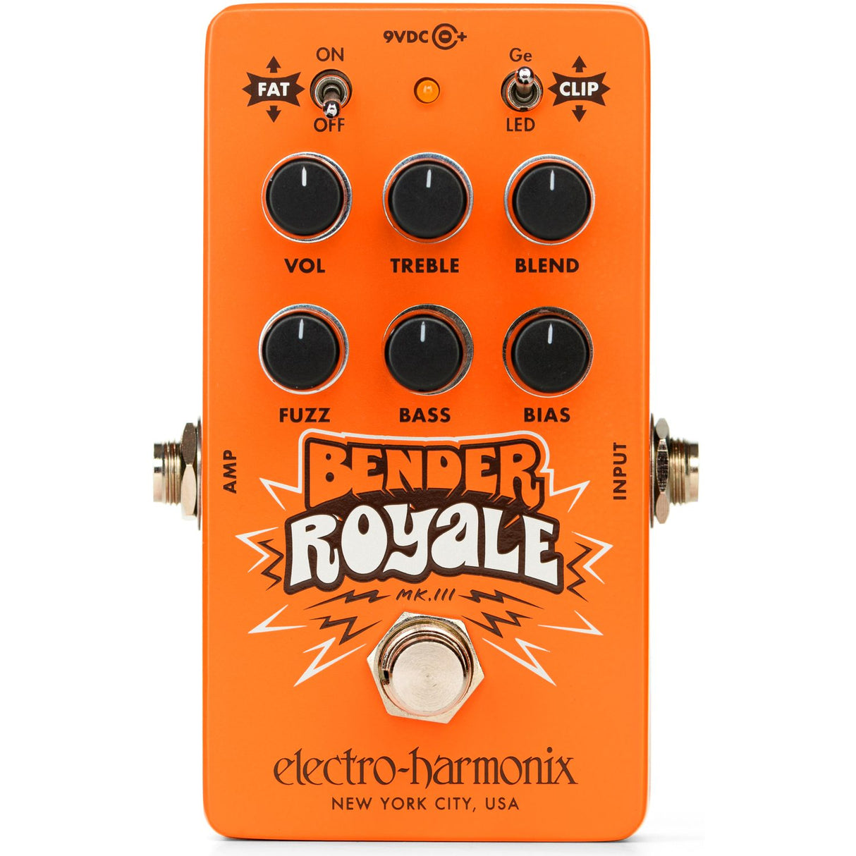 Electro Harmonix Bender Royale Germanium Fuzz Naranja