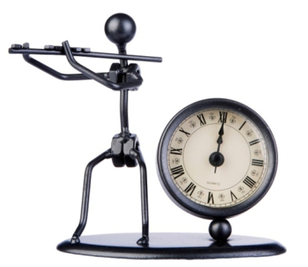 GEWA Escultura con reloj - Flauta