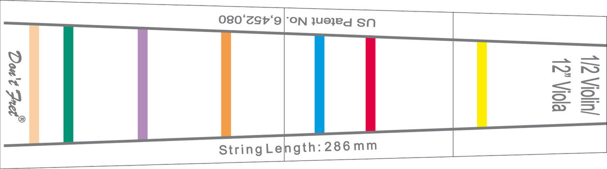 GEWA Fingerboard marking Don't Fret - 1/4 Cello