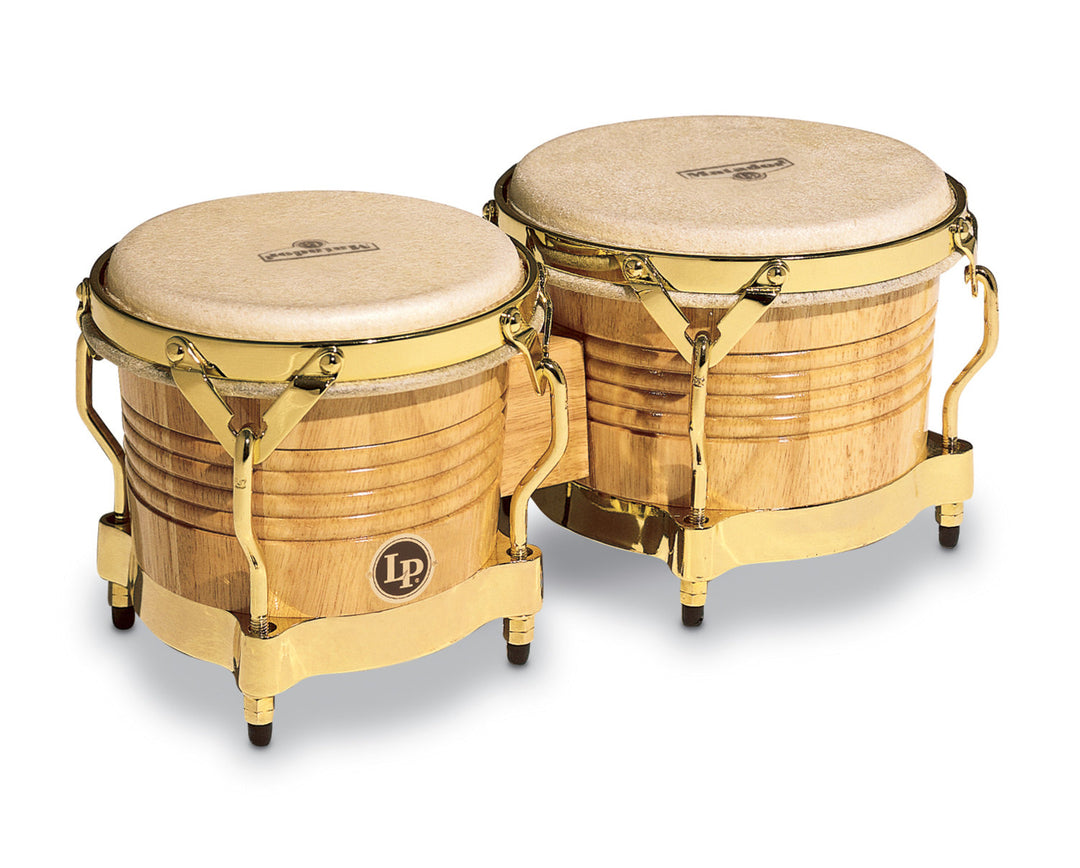 Latin Percusión Bongó Matador de madera - Natural (M201-AW)