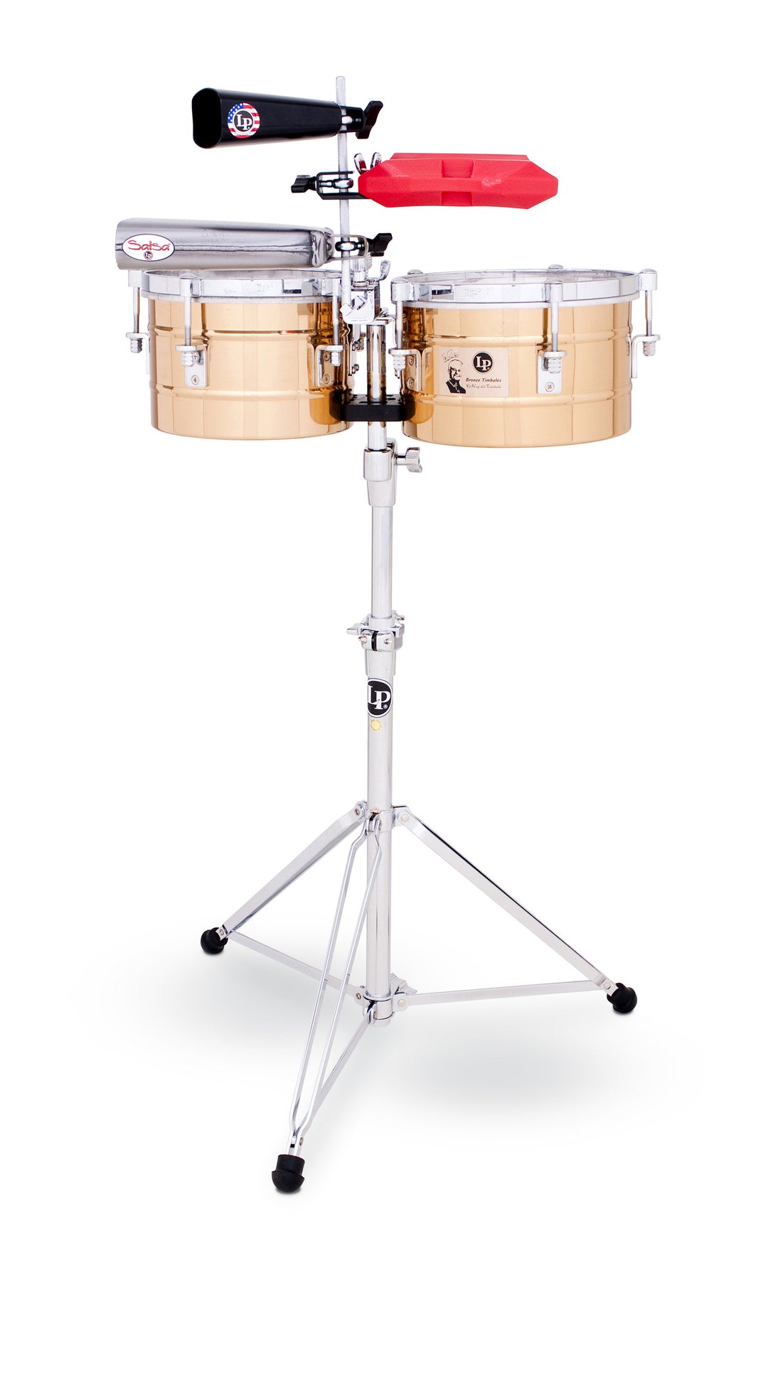 Latin Percussion Timbales Tito Puente Timbalitos - Bronce (LP272-BZ)