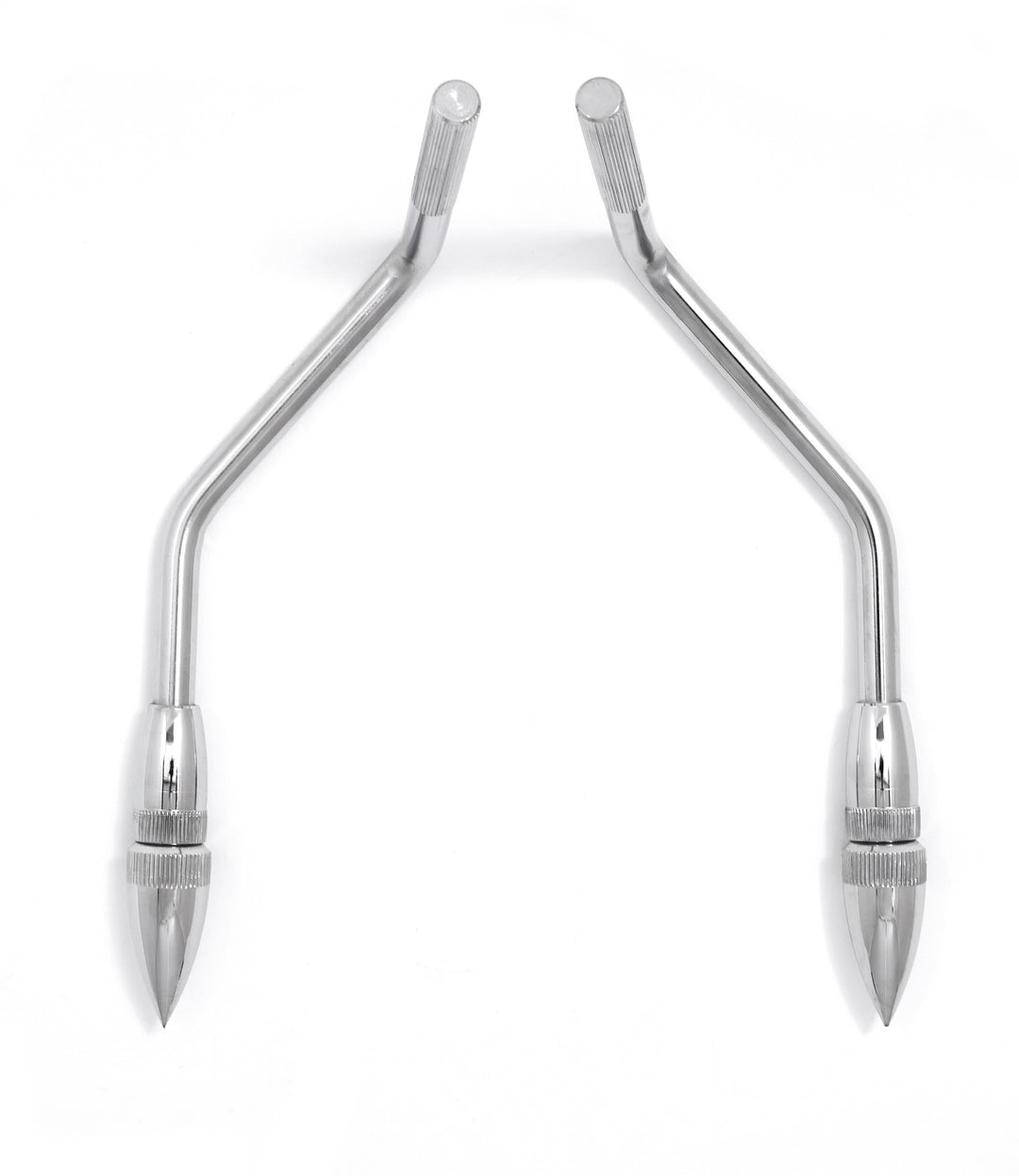 Gibraltar Accesorio para bombo Dunnett Gull Wing Spurs - GWS127 (espiga de ala de gaviota de 12,7 mm)