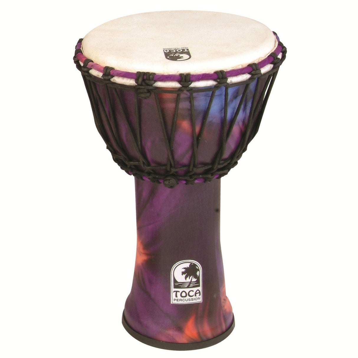 Toca Djembe Freestyle Rope Tuned - Kente Cloth (SFDJ-10K)