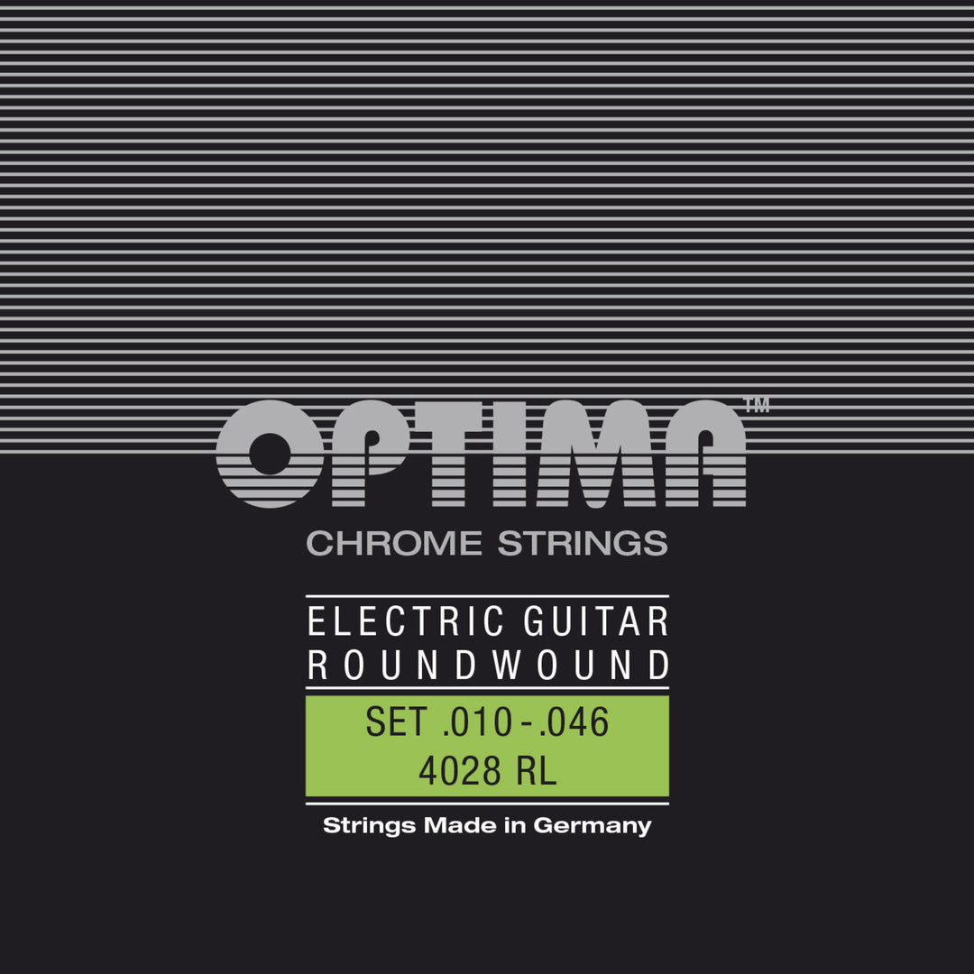 Optima Cuerdas para guitarras eléctricas Chrome strings round wound - Komplet 12-strunowy (4028.12RL)