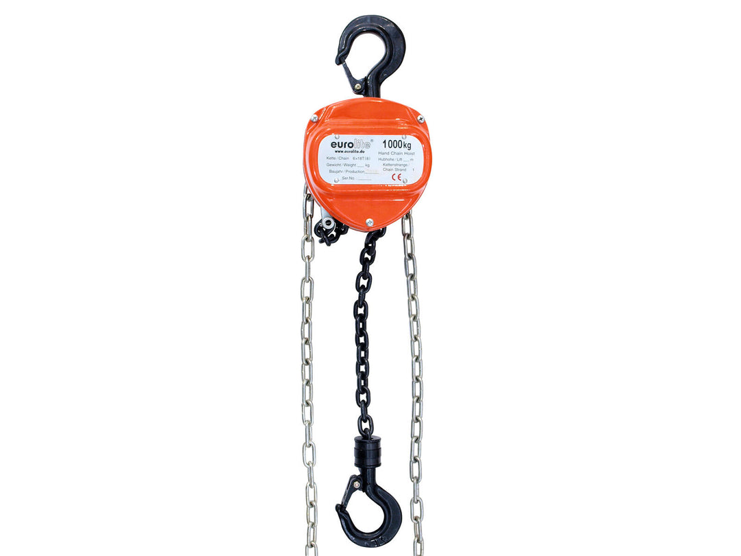 Polipasto de cadena EUROLITE 10M/1.0T