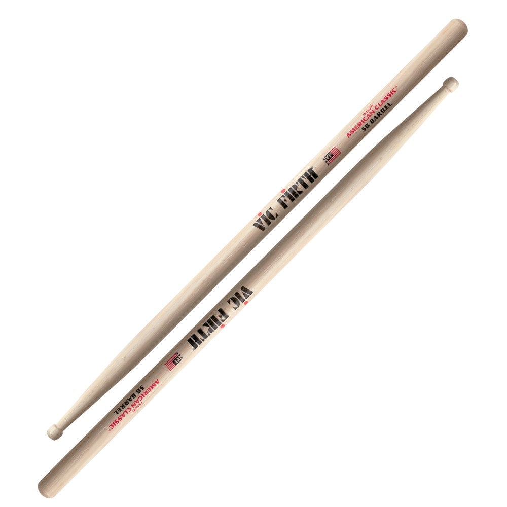Vic Firth 5BBRL American Classic® 5B Punta de madera Barrel