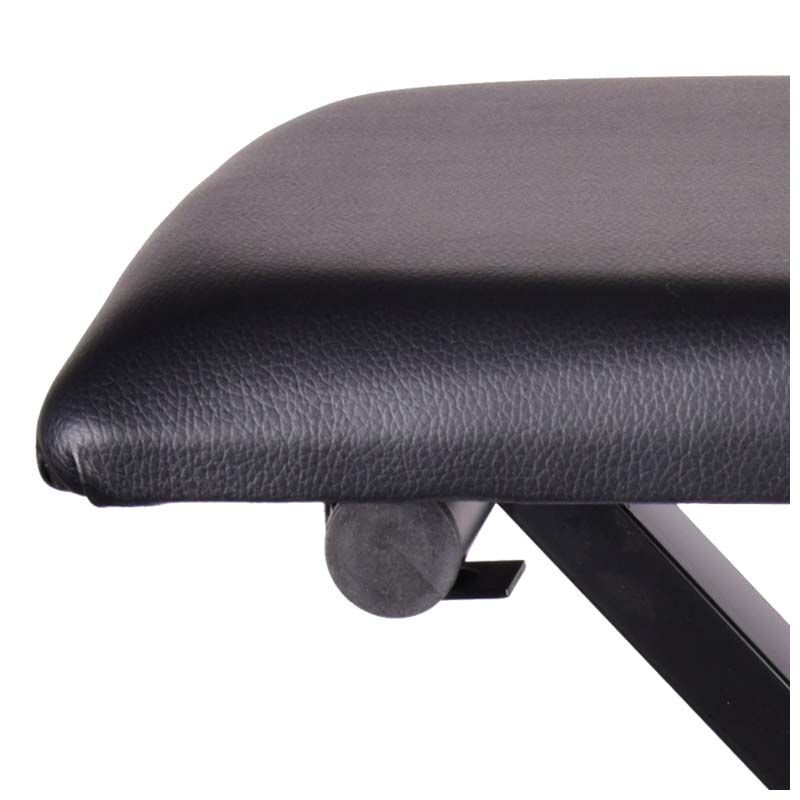 Teclados y banco de piano de metal, plegable