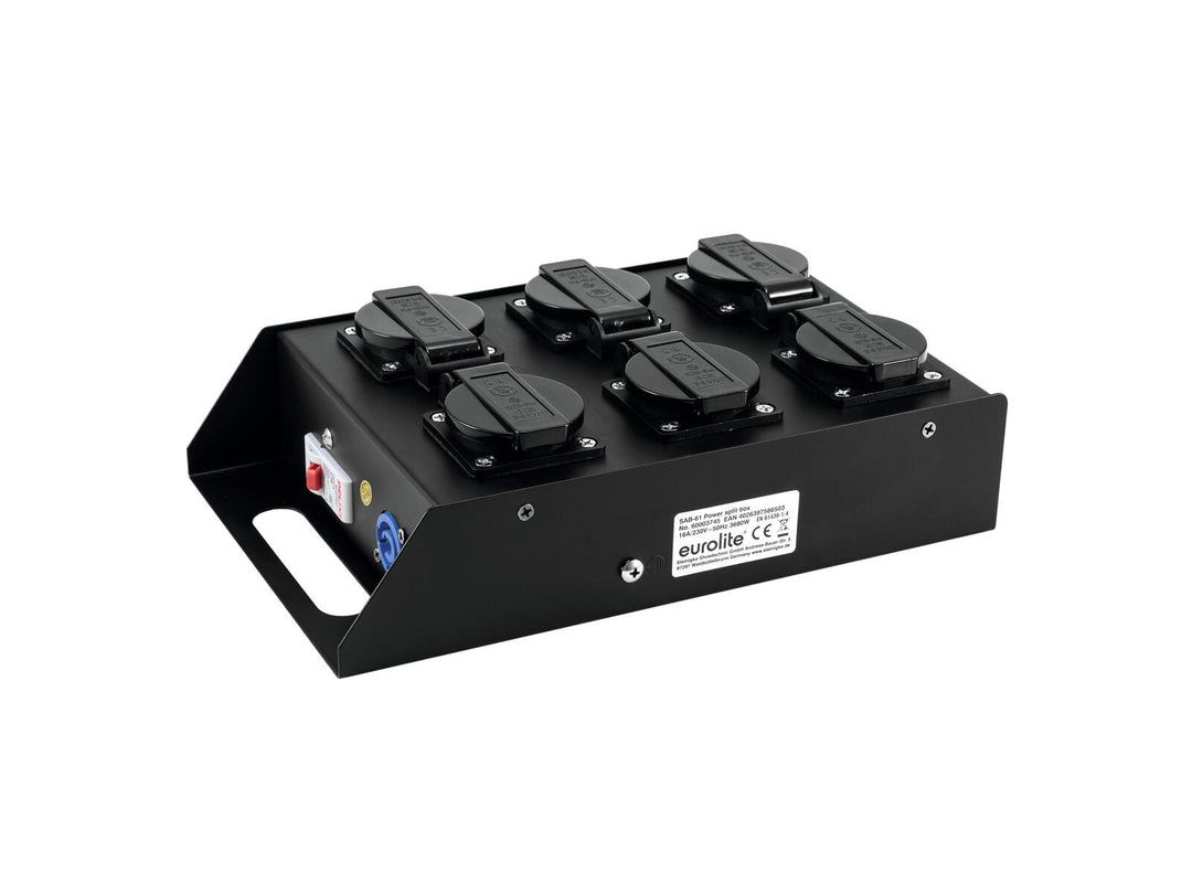 EUROLITE SAB-61 Caja divisora de alimentación