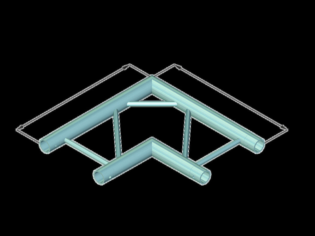 ALUTRUSS BILOCK BQ2-PAC21H Esquina de 2 vías 90°