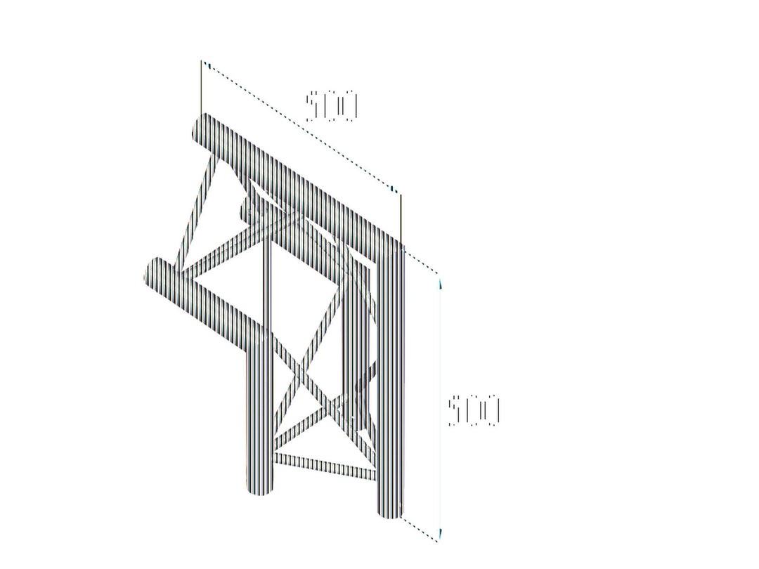 ALUTRUSS TRILOCK E-GL33 C-24 Esquina de 2 vías 90° /\