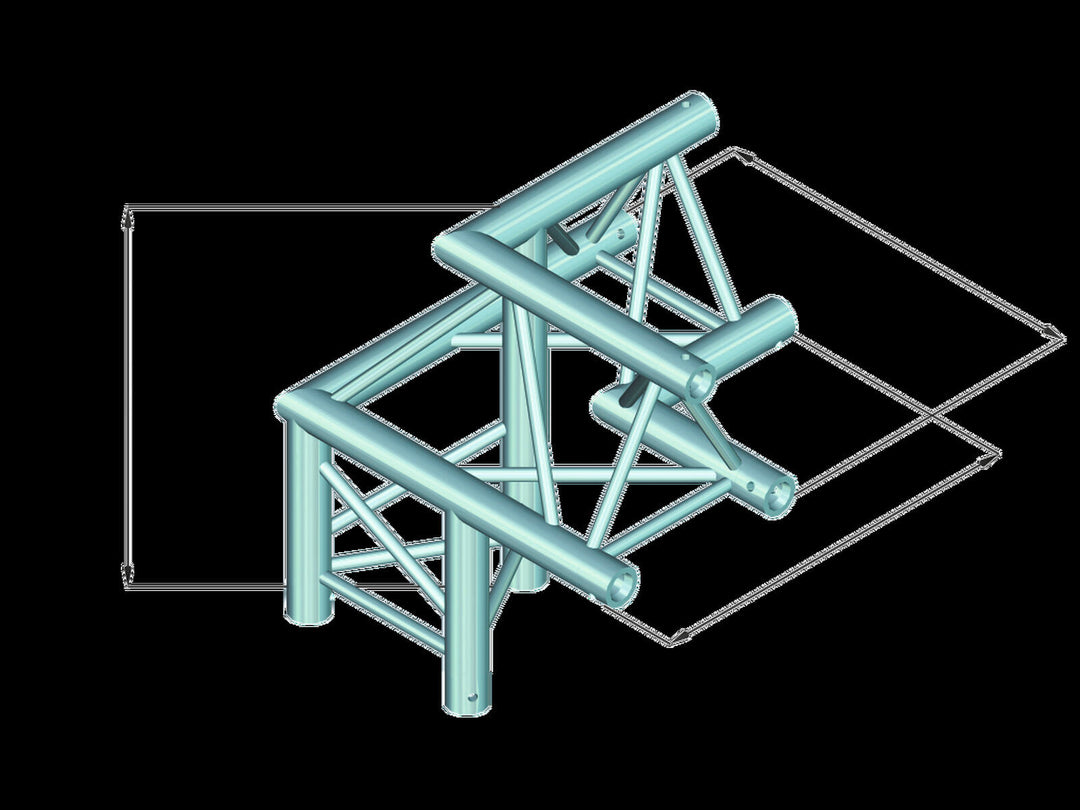 ALUTRUSS TRILOCK 6082AL-32 3-way Corner /\ izquierda