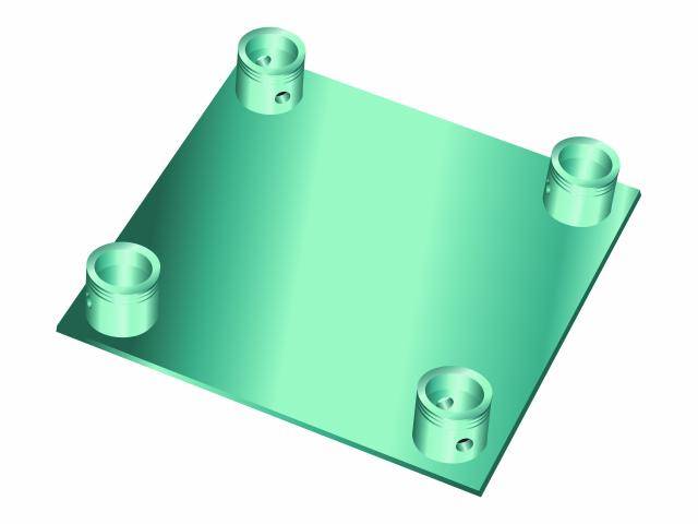 Alutruss QUADLOCK Placa Final QQGP