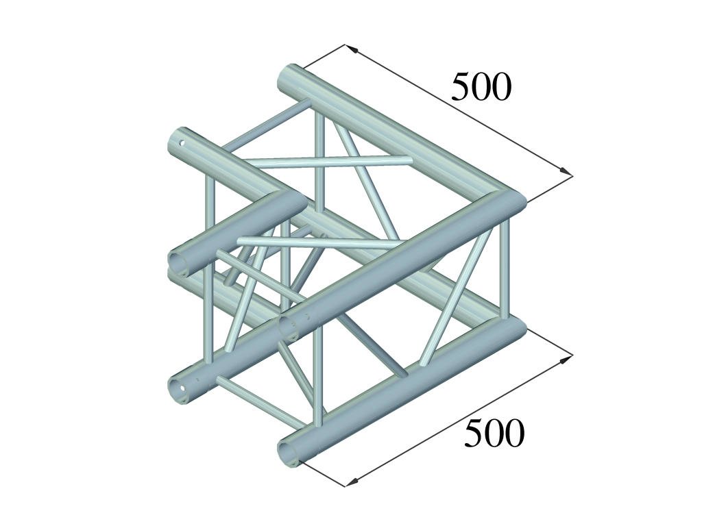Alutruss QUADLOCK 6082C-21 Esquina de 2 vías (90°)