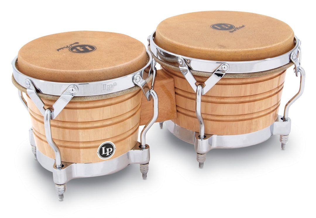 Latin Percussion Bongo Generation II de madera - Natural (LP201A-2)