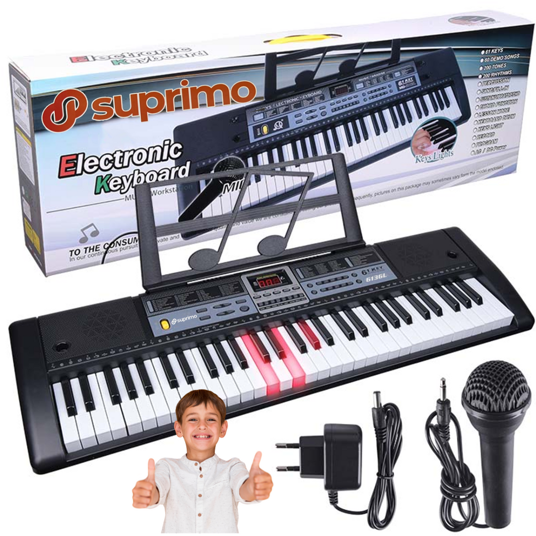 SUPRIMO 6136L keyboard con micrófono