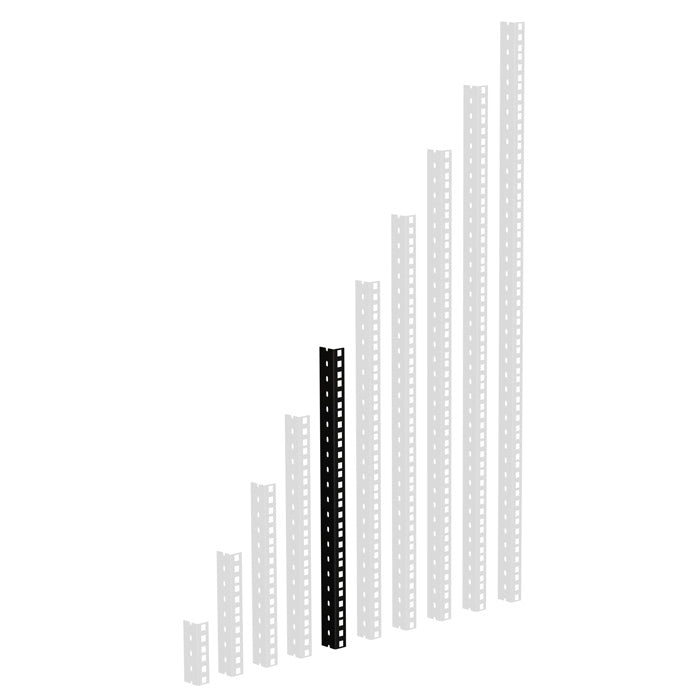 Adam Hall 61535 B Riel de Rack Robusto (Negro)
