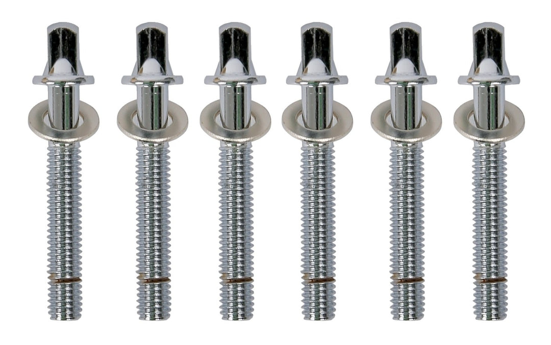 Latin Percussion Varillas de tensión para Timbale - Aspire LPA256 - Cromo, 6 piezas (LPA2541)