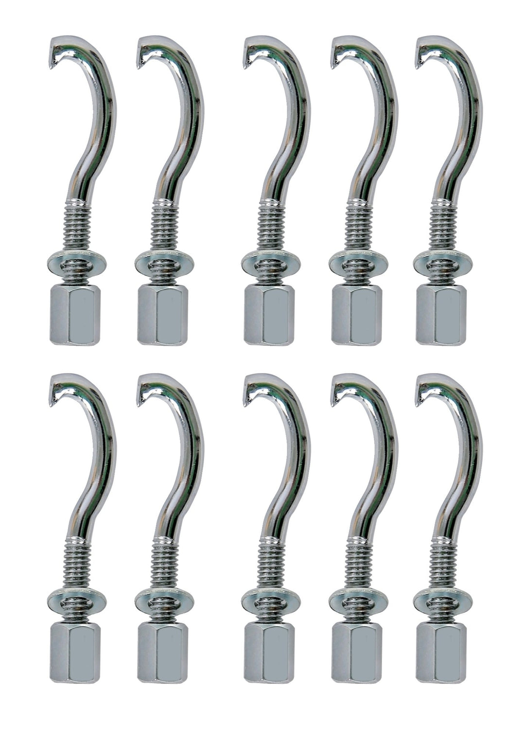 Tensores para pandeiro brasileño Latin Percussion LP3010 LP3010N LP3012 LP3012-SM - LP3006 Tamborim - Cromados, 10 piezas (LP3923)