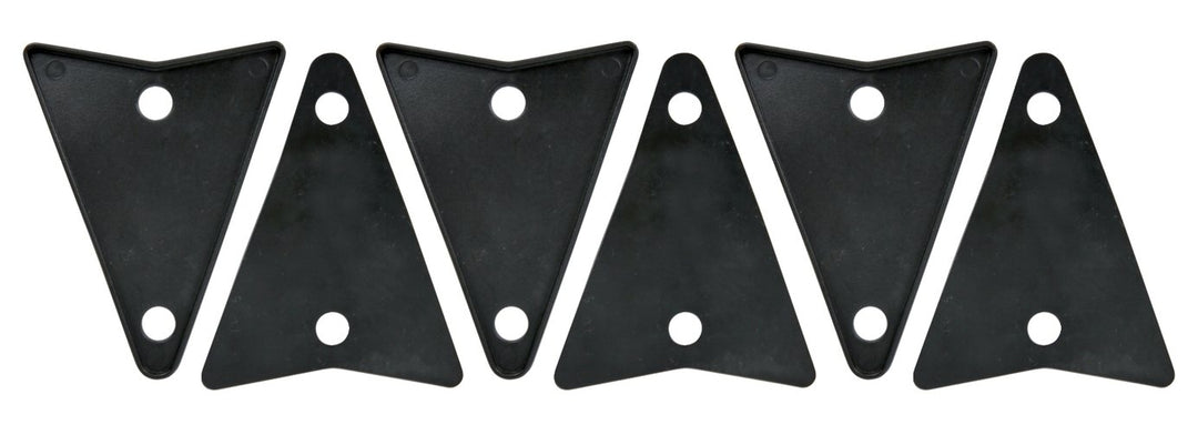 Almohadilla de plástico para placa lateral de herrajes de Conga Latin Percussion - Classic (2 agujeros) (LP631)