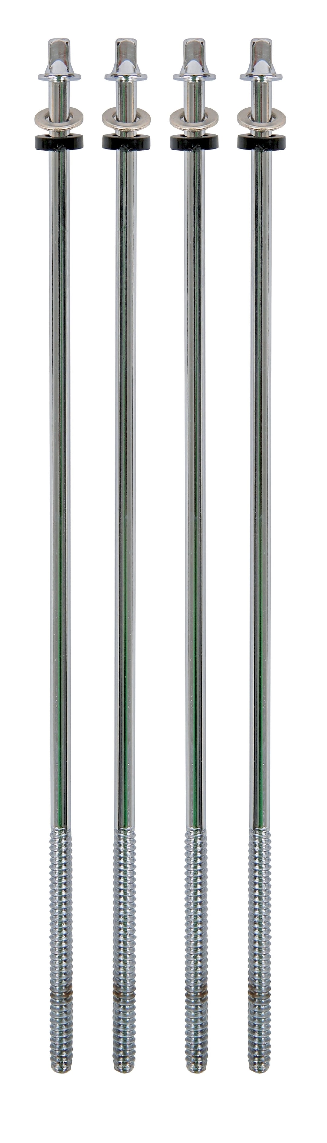 Tirantes Latin Percussion para repinique brasileño - LP3110 LP3112 - Chrome, 4 piezas (LP3921)