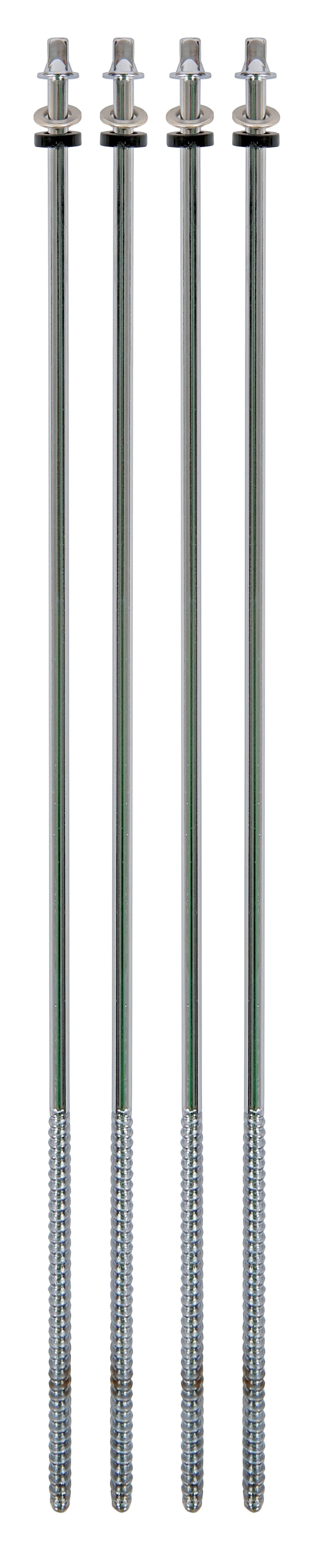 Varillas de tensión Latin Percussion para Surdo brasileño - LP3018 LP3020 LP3118 LP3120 - Cromadas, 4 piezas (LP3920)