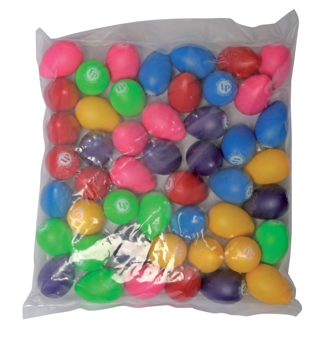 Agitador de huevo Latin Percussion RHYTHMIX paquete grande - Colores variados (LPR001BD48-I)