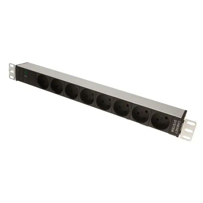 Power Strip w. Ground (DK, 19" Rack)