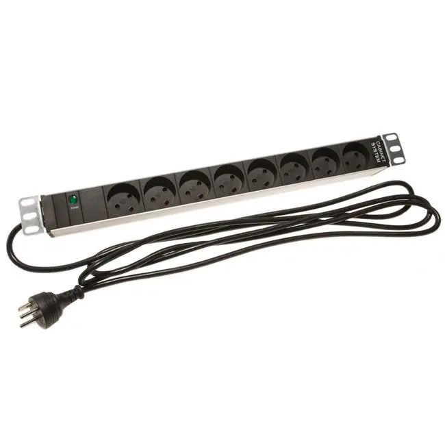 Regleta con tierra (DK, 19" Rack)